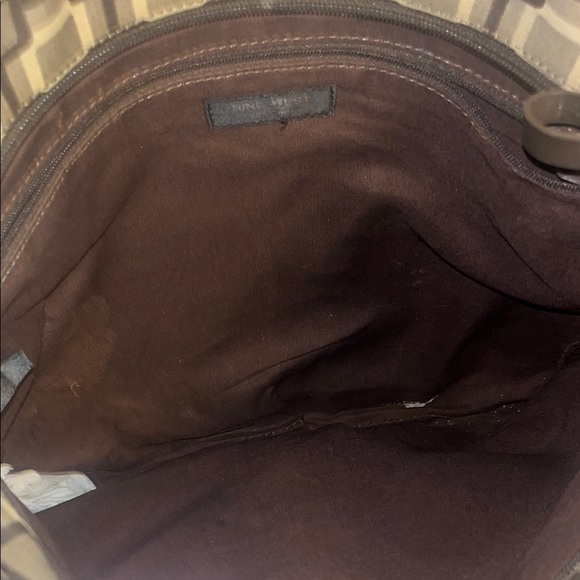 Nine West Stylish Brown Patterned Shoulder Bag (READ DESCRIPTION) - Picture 3 of 15